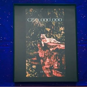 Tiger/CEO Inspirational Picture Frame